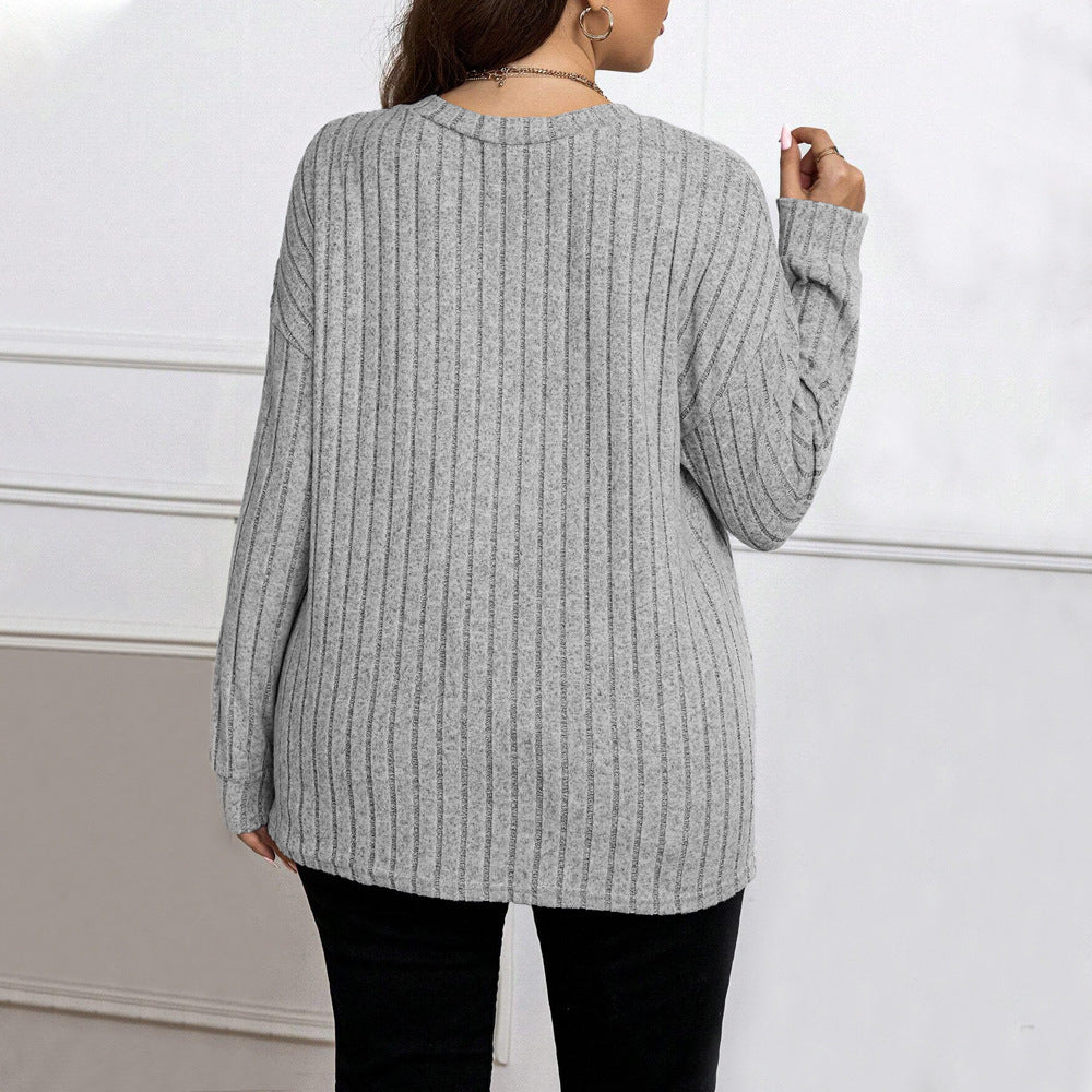 Women's Minimalist Long Sleeve Inner Wear Blouse