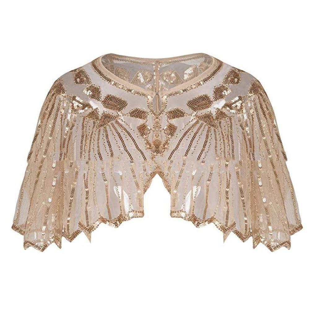 Mesh With Sequins Short Cape Evening Dress Party Dinner Cheongsam Outerwear Cross-border