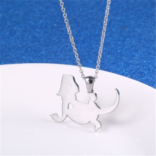 Gecko necklace