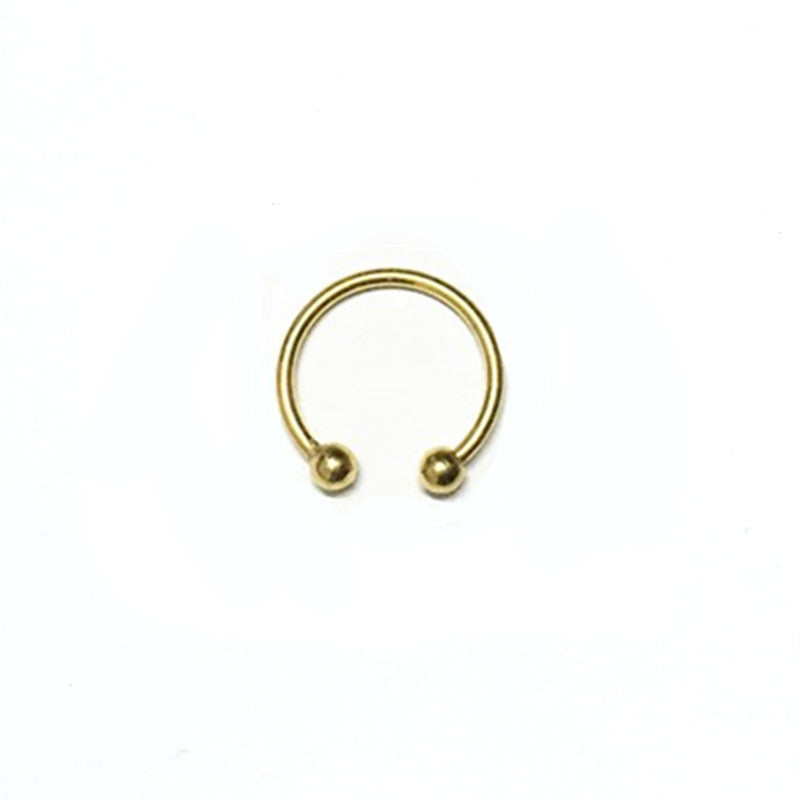 Stainless Steel Nose Ring Electroplated Nose Nail Set