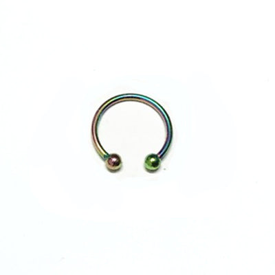 Stainless Steel Nose Ring Electroplated Nose Nail Set