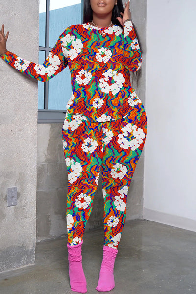 Spring And Summer European And American Fashion Women's Wear Elegant Casual Top Pants Suit Women