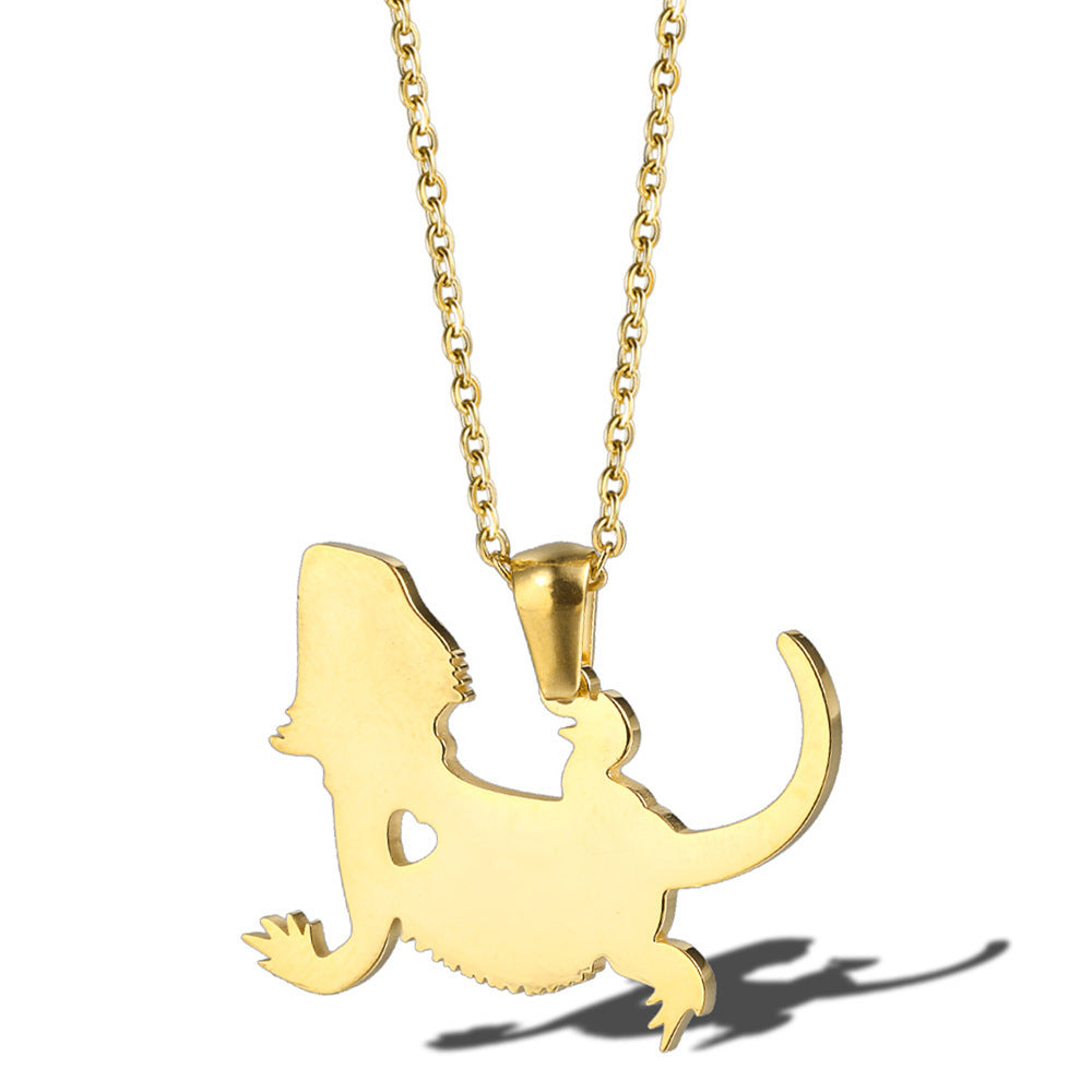 Gecko necklace