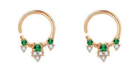 Jewelry Nose Ring Diamond No Hole Nose Fake Nose Ring