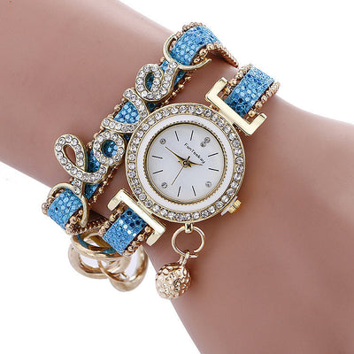 Bracelet watch sequin bracelet watch