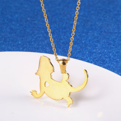 Gecko necklace