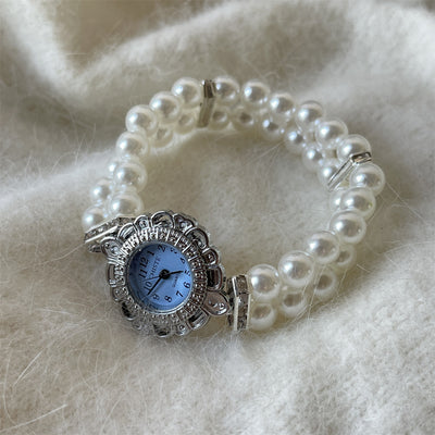 Fashion Women's Pearl Bracelet Watch