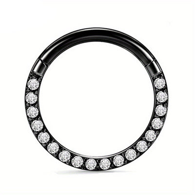 Stainless Steel Nose Ring Diamond Nose Ring Seamless Ring Multifunctional