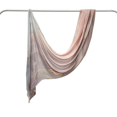 Modal Cotton Headscarf Marble Digital Printing