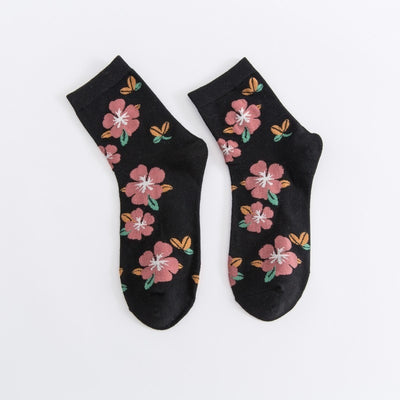 Breathable Sweet Women's Mid-calf Socks Casual Socks