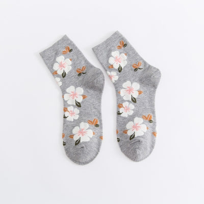 Breathable Sweet Women's Mid-calf Socks Casual Socks