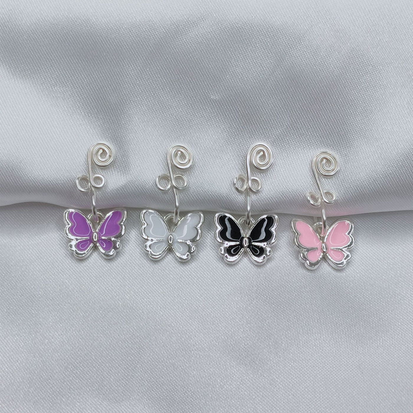 Handmade Gold-plated Copper Butterfly Nose Ring Nail Jewelry