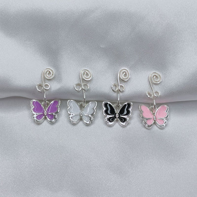 Handmade Gold-plated Copper Butterfly Nose Ring Nail Jewelry