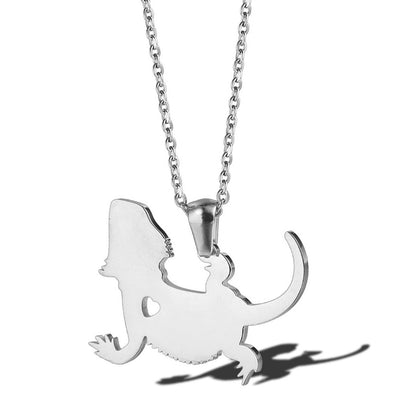Gecko necklace