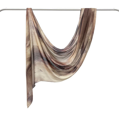 Modal Cotton Headscarf Marble Digital Printing