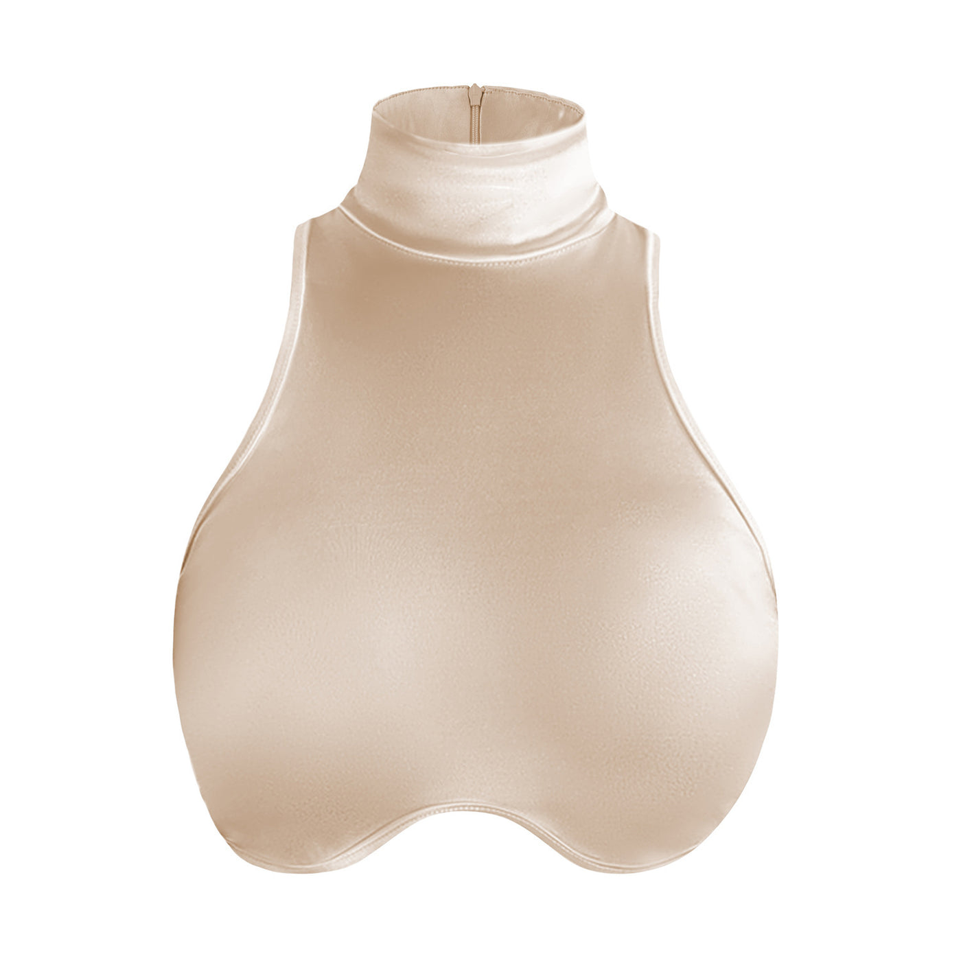 Pullover Round Neck Sleeveless Outer Wear Inner Wear Design Top