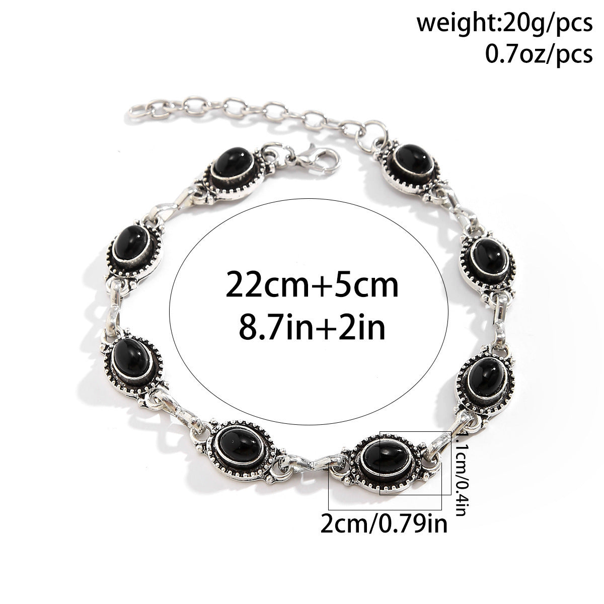 Simple All-match Retro National Style Anklets Fashion Metal