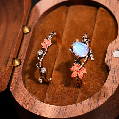 Maple Leaf Ring Rings Female