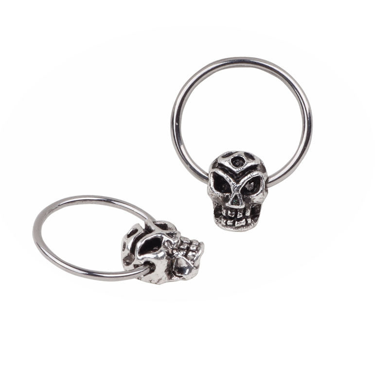 Ghost Head Nose Ring Foreign Trade Fake Nose Nail Nose Ring Piercing Jewelry