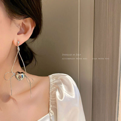 Chain Tassel Earrings Simple Personality Earrings