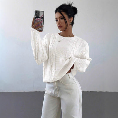 Casual Loose Sweaters Top For Women