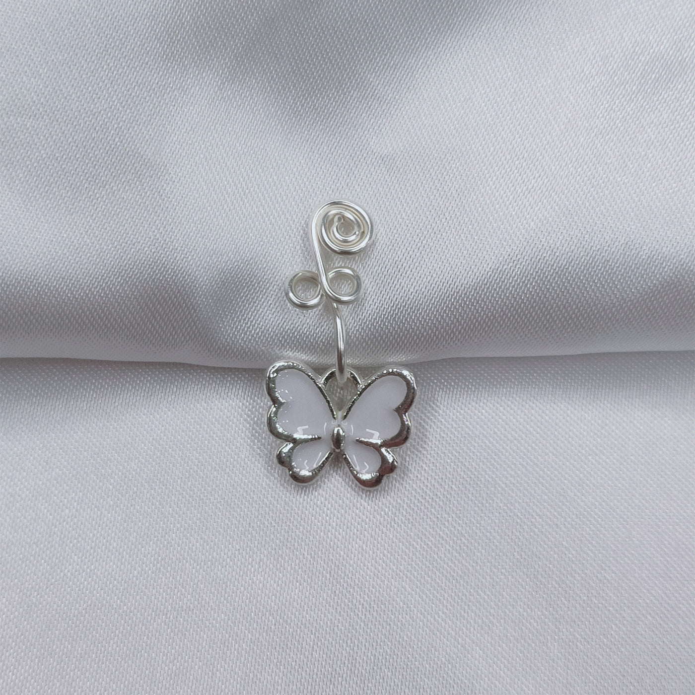 Handmade Gold-plated Copper Butterfly Nose Ring Nail Jewelry