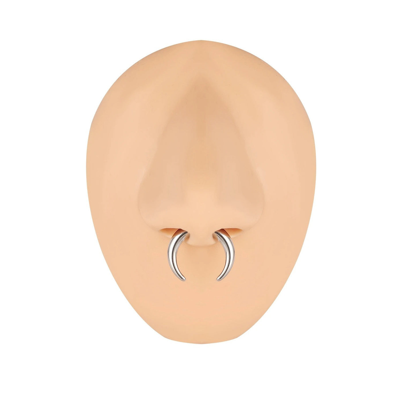 Nose Ring 316 Stainless Steel Nose Ring Nose Ring C- Shaped Buffalo Horn Nose Ring