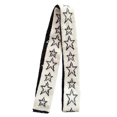 New Autumn And Winter Knitted Star Scarf