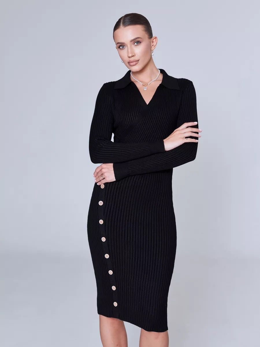 Inner Wear Sweater Knitted Dress For Women
