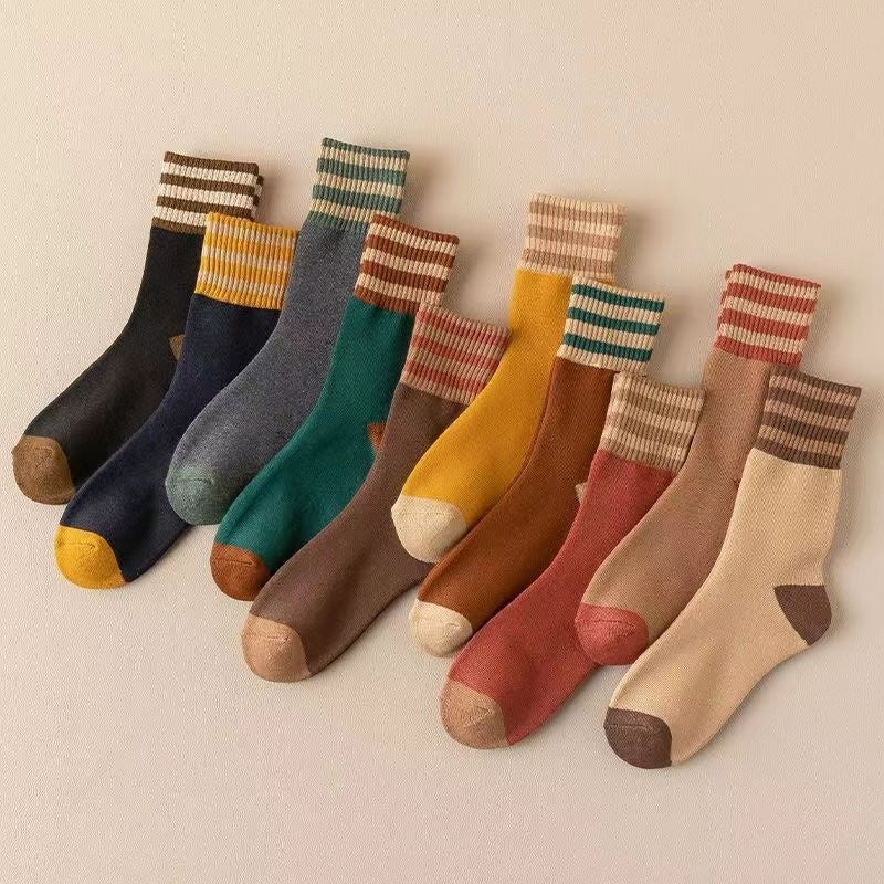 Women's Fleece-lined Terry Socks Mid-calf