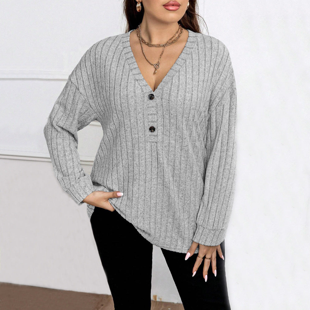Women's Minimalist Long Sleeve Inner Wear Blouse