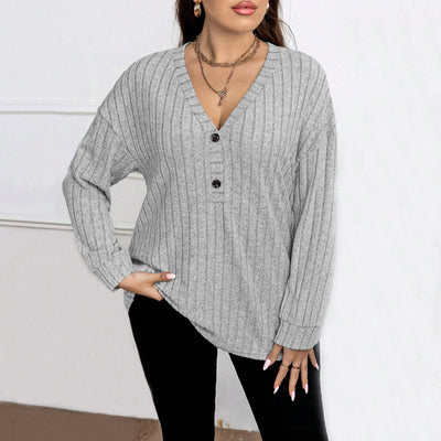 Women's Minimalist Long Sleeve Inner Wear Blouse