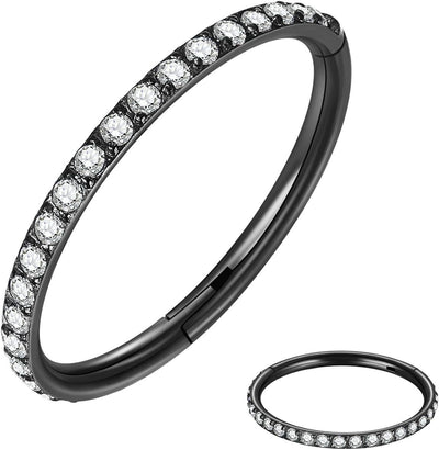 Stainless Steel Nose Ring Diamond Nose Ring Seamless Ring Multifunctional