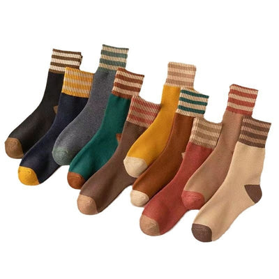 Women's Fleece-lined Terry Socks Mid-calf
