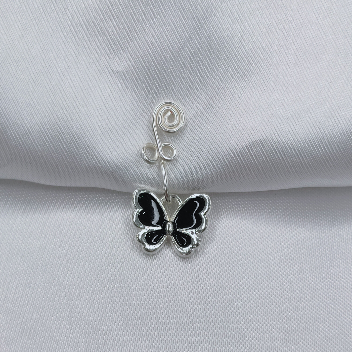 Handmade Gold-plated Copper Butterfly Nose Ring Nail Jewelry